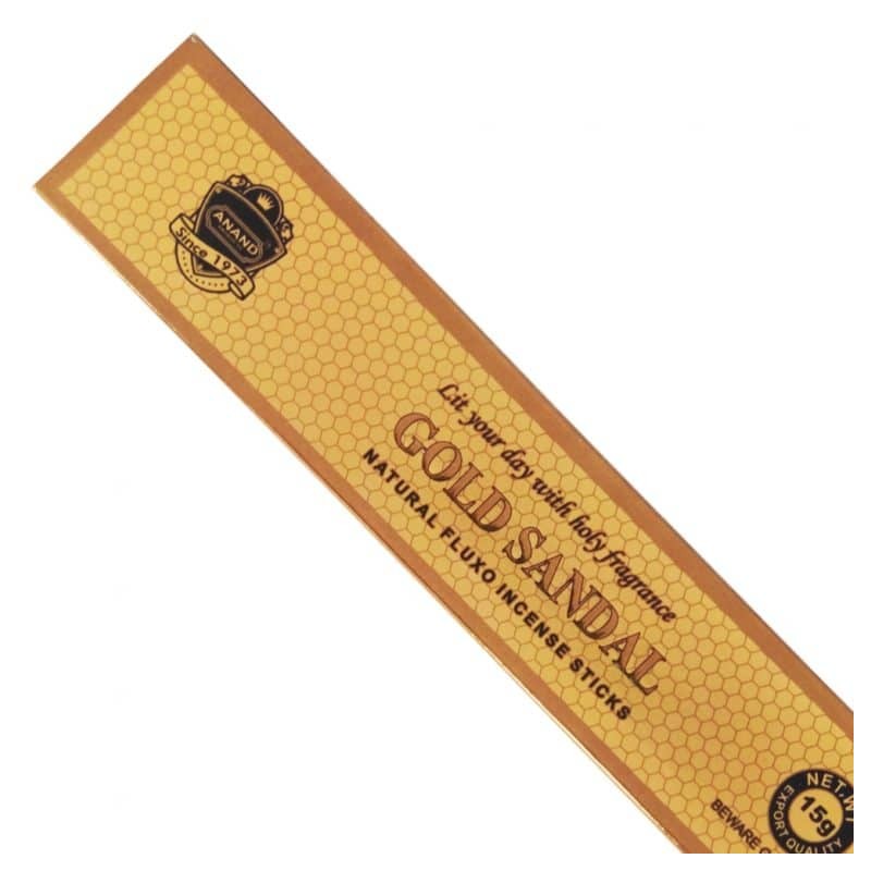 Incienso Anand Gold Sandal (15 gramos) Incienso Anand Gold Sandal (15 gramos)