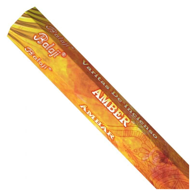 Incienso Balaji Ámbar (20 varitas) Incienso Balaji Ámbar (20 varitas)