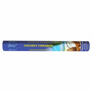 Incienso Balaji Coco Canela (20 varitas)